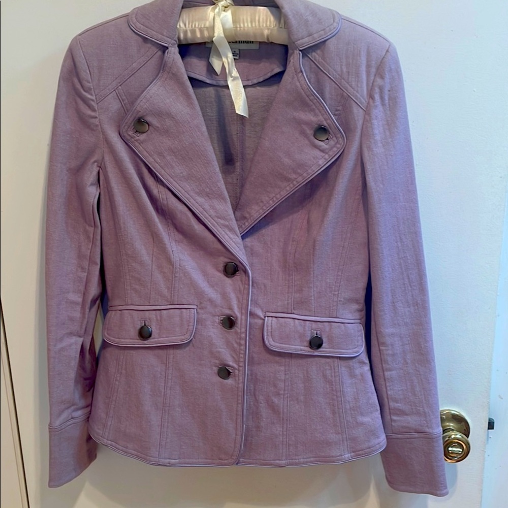 J Peterman Women's Purple Blazer sz 0